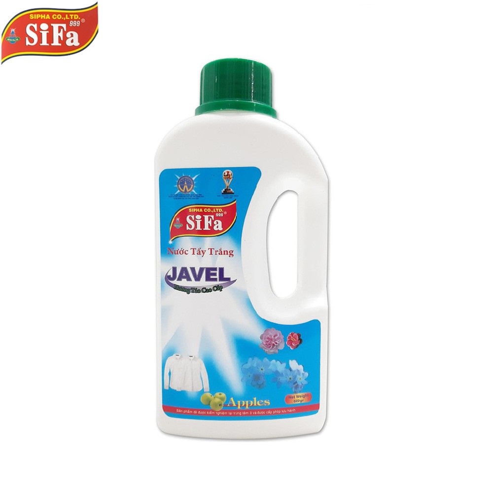 Nước tẩy trắng Javel thông minh Sifa999  600gr cao cấp - Mỹ Nương