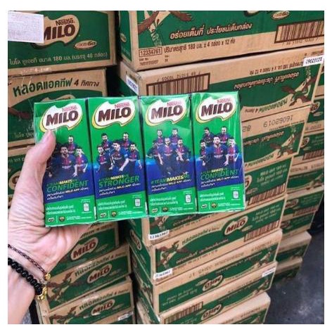 [Nội Địa Thái] Thùng 48 hộp sữa Milo Thái Lan x 180ml siêu ngon