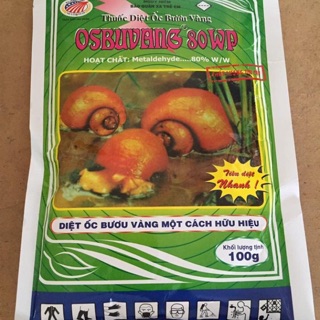 Thuốc diệt ốc dạng bột Osbuvang 80WP gói 100g