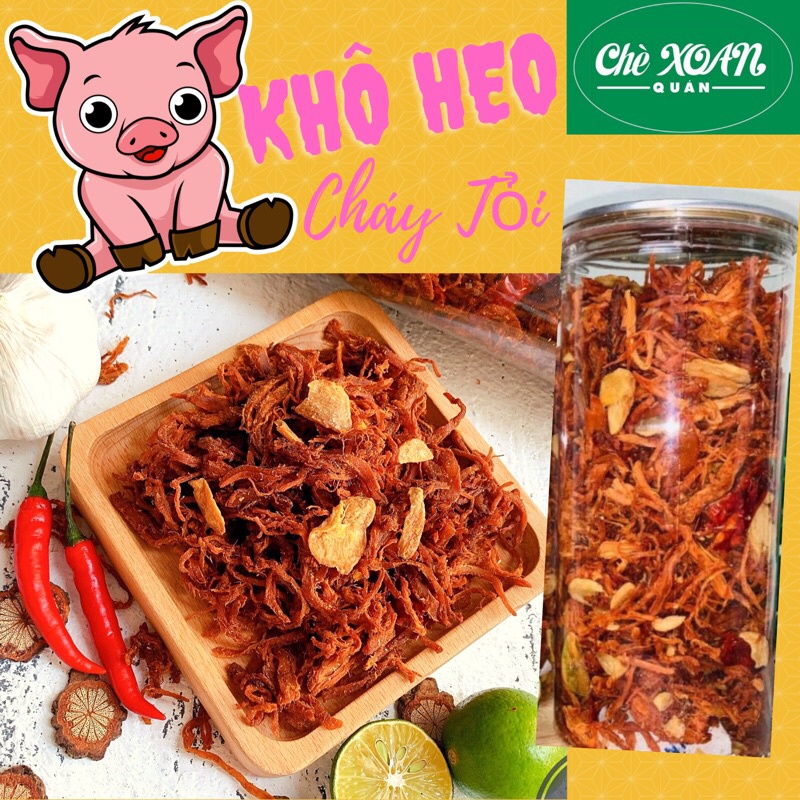 Khô Heo Cháy Tỏi 300gr, Loại 1, Thơm ngon, Ăn Vặt Hà Nội | BigBuy360 - bigbuy360.vn