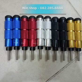 [ 1 đôi ] Gù chống đổ sau - Gai, nhám, tròn - Chất liệu nhôm đúc CNC