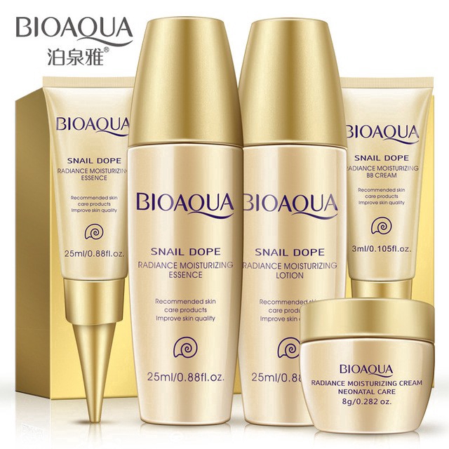 Bộ mỹ phẩm chăm sóc da mặt Bioaqua có tinh chất dưỡng ẩm