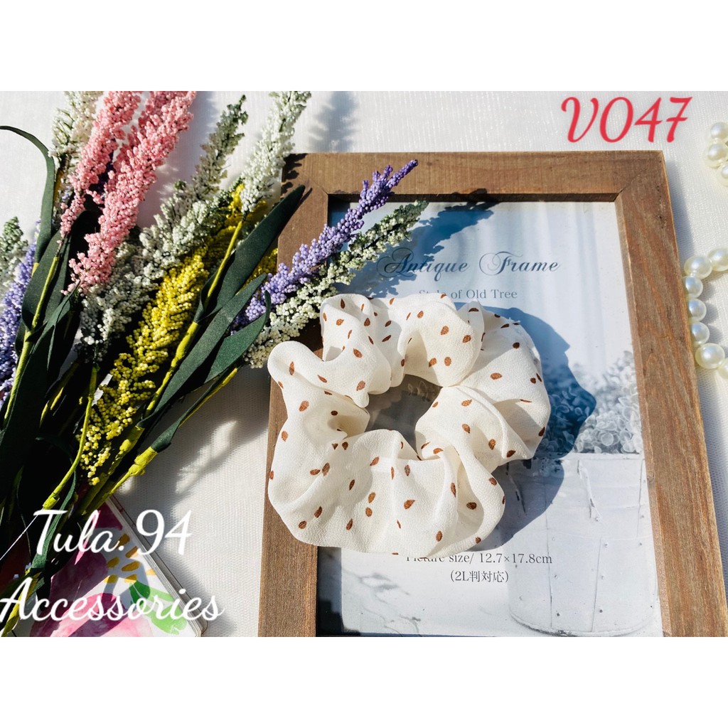 Dây Cột Tóc Bằng Vải Voan Chiffon Nữ Tính Cho Nữ