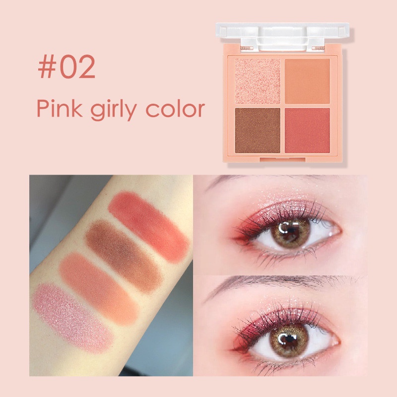 Bảng phấn mắt SEVICH 4 màu ánh ngọc trai 6g | BigBuy360 - bigbuy360.vn