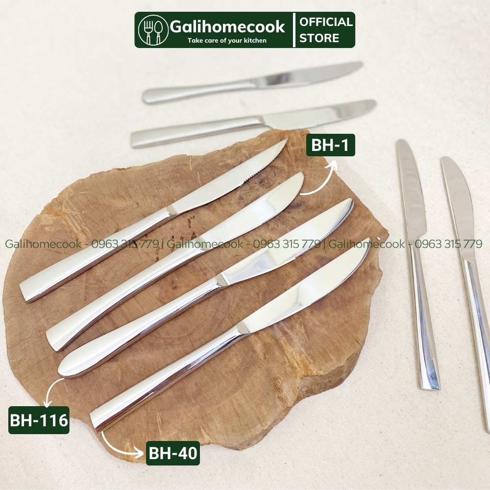 Dao ăn bít tết, ăn thịt bò cao cấp, sang trọng, hàng xuất khẩu Châu Âu | Galihomecook Knife