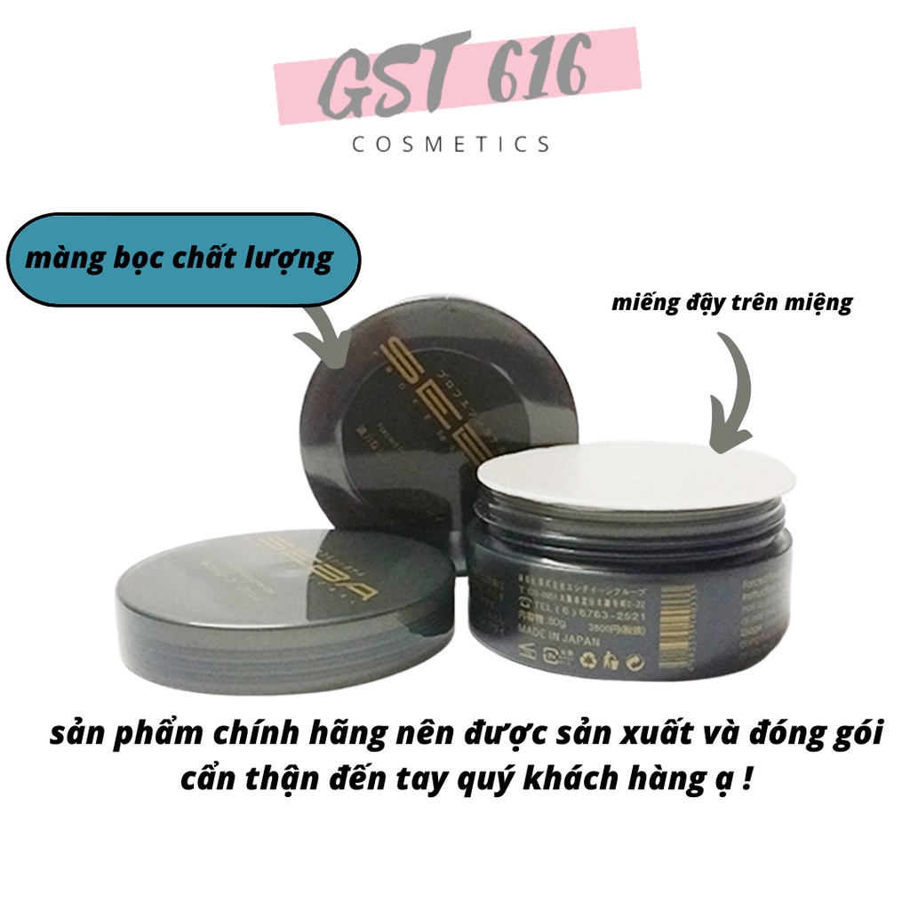 Sáp vuốt tóc nam tạo kiểu SEBA chính hãng nhà GST616 siêu giữ nếp