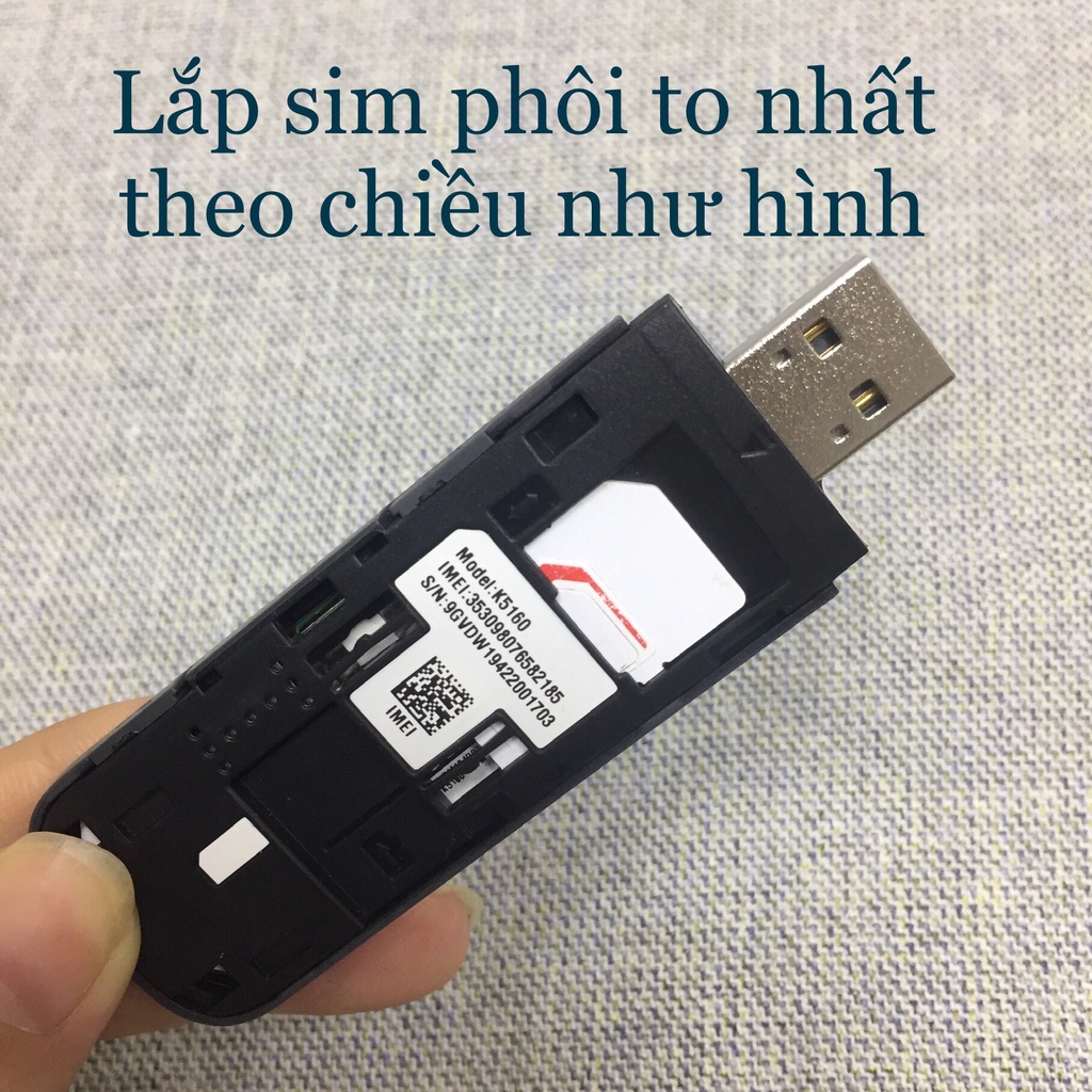 USB Dcom 4G Huawei Vodafone K5160 hỗ trợ đổi địa chỉ ip tốc độ 150Mbps dùng đa mạng   Bản bộ cài mobile partner