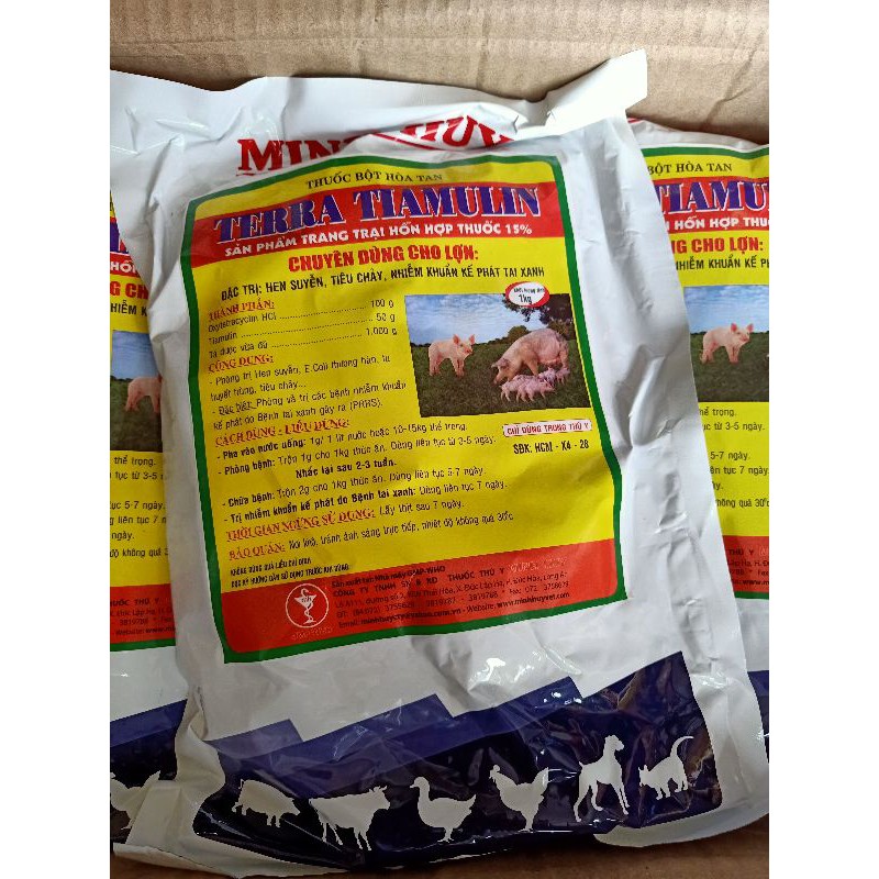 TERRA TIAMULIN 1kg sản phẩm trang trại chuyên dùng cho lợn
