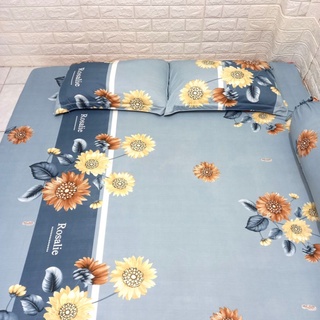 BỘ DRAP THUN HÀN QUỐC 4 MÓN [ 1 DRAP TRẢI GIƯỜNG, 2 VỎ GỐI NẰM, 1 VỎ GỐI ÔM ].