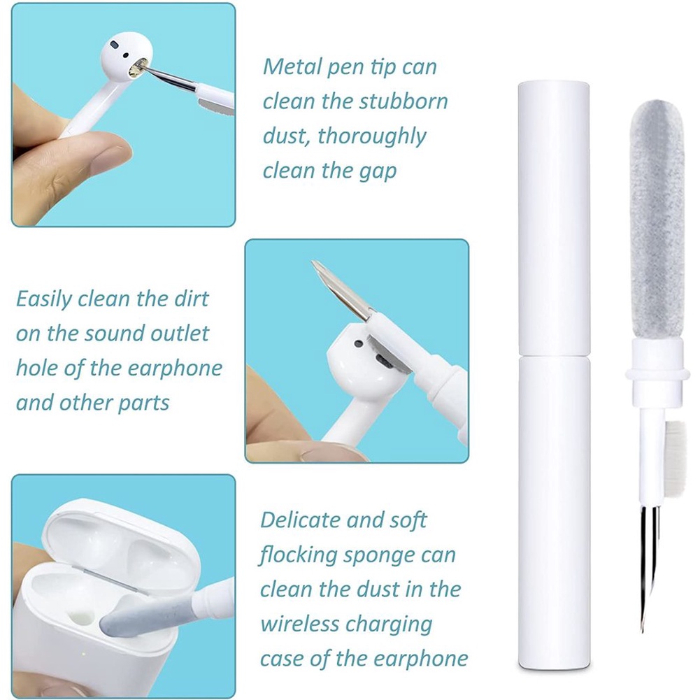 Bộ Dụng Cụ Vệ Sinh Bàn Phím Máy Tính 5 Trong 1 Tiện Dụng