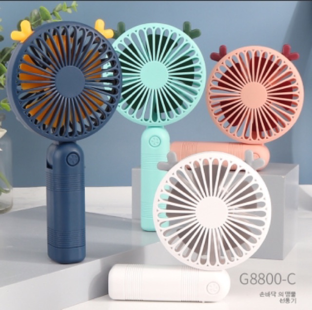 Quạt cầm tay mini sạc usb có thể gập để bàn