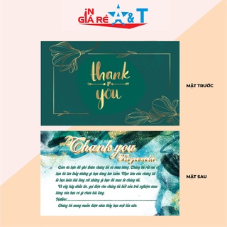 (GIÁ XƯỞNG IN) THIỆP CẢM ƠN, THẺ CẢM ƠN, THIỆP THANK_ MẪU CHỮ NHẬT 1