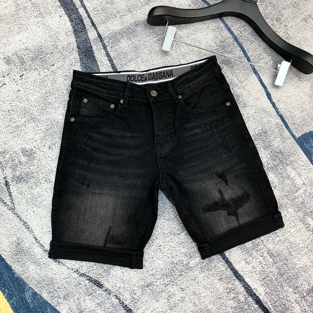 Quần ngố đùi jean Dolce Gabbana rách