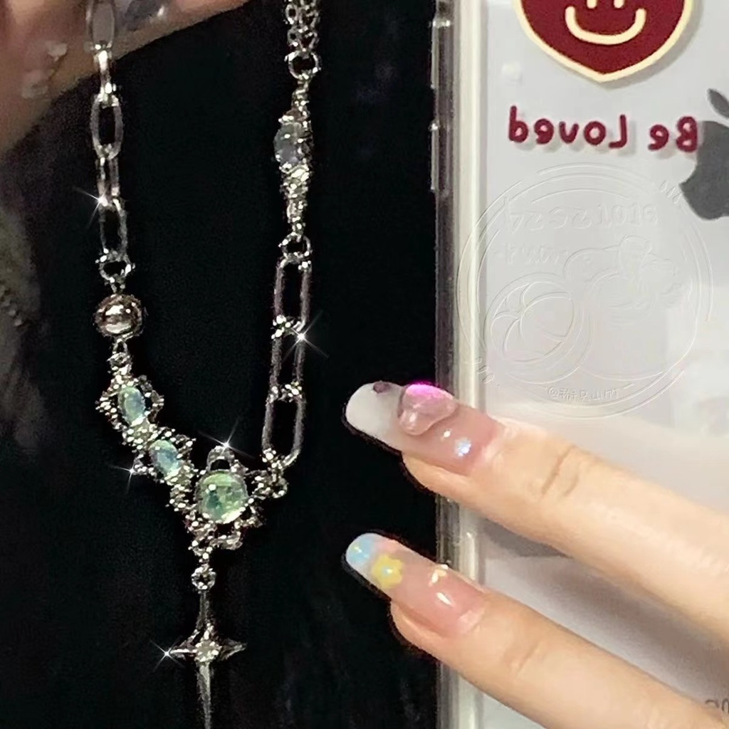 iF YOU Vòng cổ   mặt đính đá thời trang cho nữ