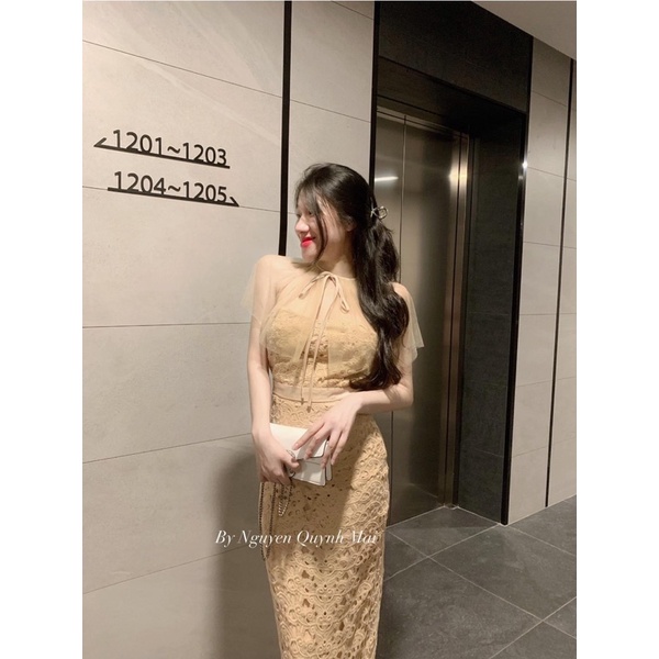 Đầm ren thiết kế