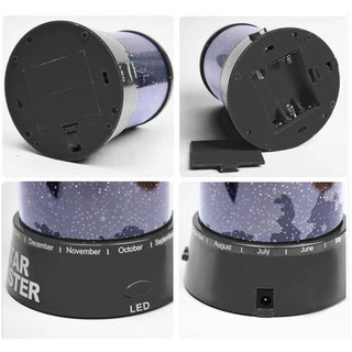 Đèn ngủ LED chiếu bầu trời sao độc đáo