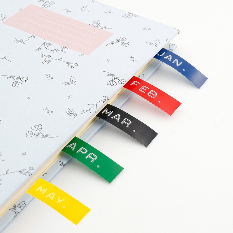 Bộ 5 Cuộn Băng Keo Dập Nổi 3d Bằng Nhựa 9mmx 3m | BigBuy360 - bigbuy360.vn