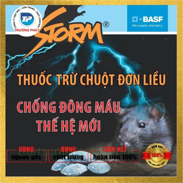 Thuốc diệt chuột Storm 1kg - Đức hiệu quả