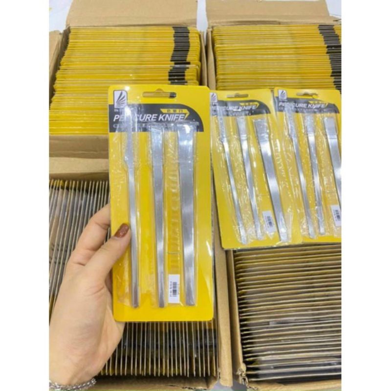 Bộ dụng cụ lấy khoé 3 cái và lấy khoé gỗ