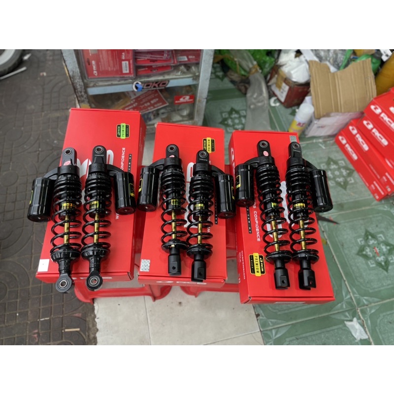 Phuộc RCB MB đen Ty Vàng Wave , Sirus , Ab Chính hãng