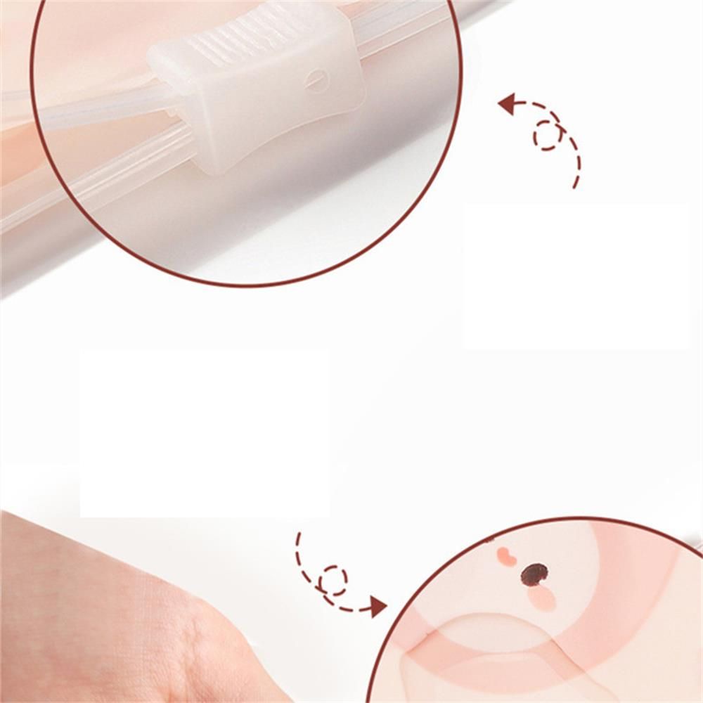 Túi đựng mỹ phẩm/ quần áo/ giày dép bằng nhựa trong suốt có khóa kéo tiện lợi mang theo du lịch