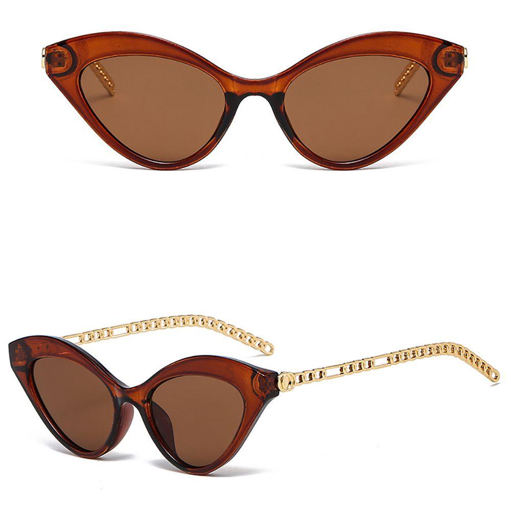 Kính Mát Mắt Mèo Chống Tia UV Cho Nữ|Dây Đeo Mắt Kính Chống Bức Xạ Phong Cách Hàn Quốc Cho Nam Nữ