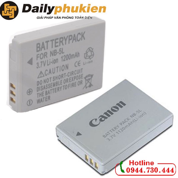 Pin Canon NB-5L dung lượng cao dailyphukien