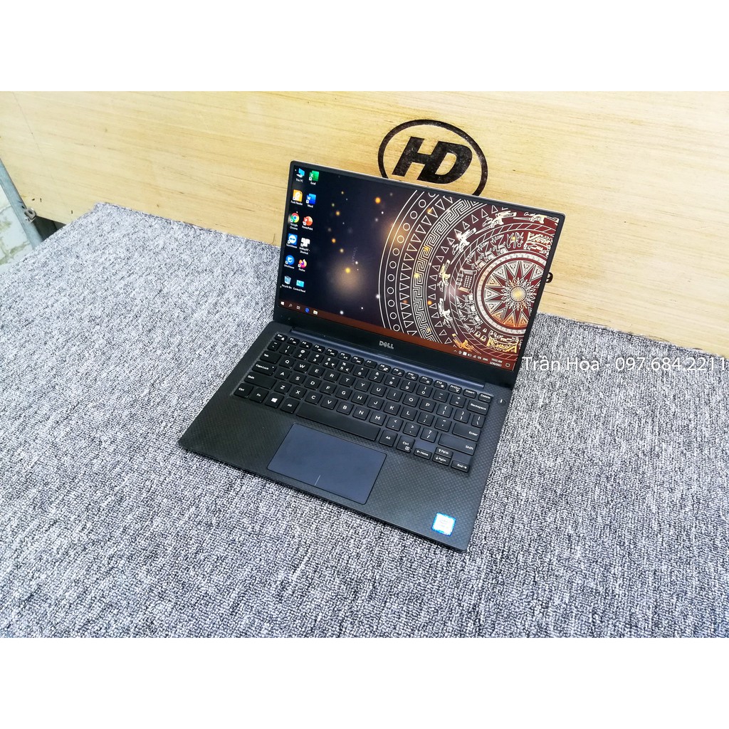 [Dell XPS 9350] - Core i5 6200u, Ram 8GB, ổ SSD 256GB, Màn hình 13.3inch FullHD tràn viền, nhẹ 1,2kg, vỏ nhôm.