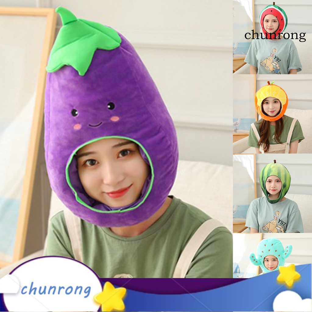 Nón đội đầu hình trái cây mềm mại xinh xắn