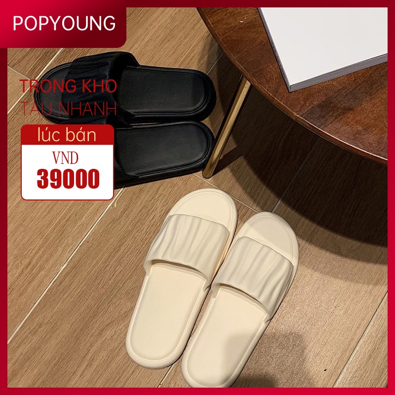 Dép Đi Trong Nhà Đế Dày Mềm Mại Chống Trượt Thời Trang Cho Nam Và Nữ