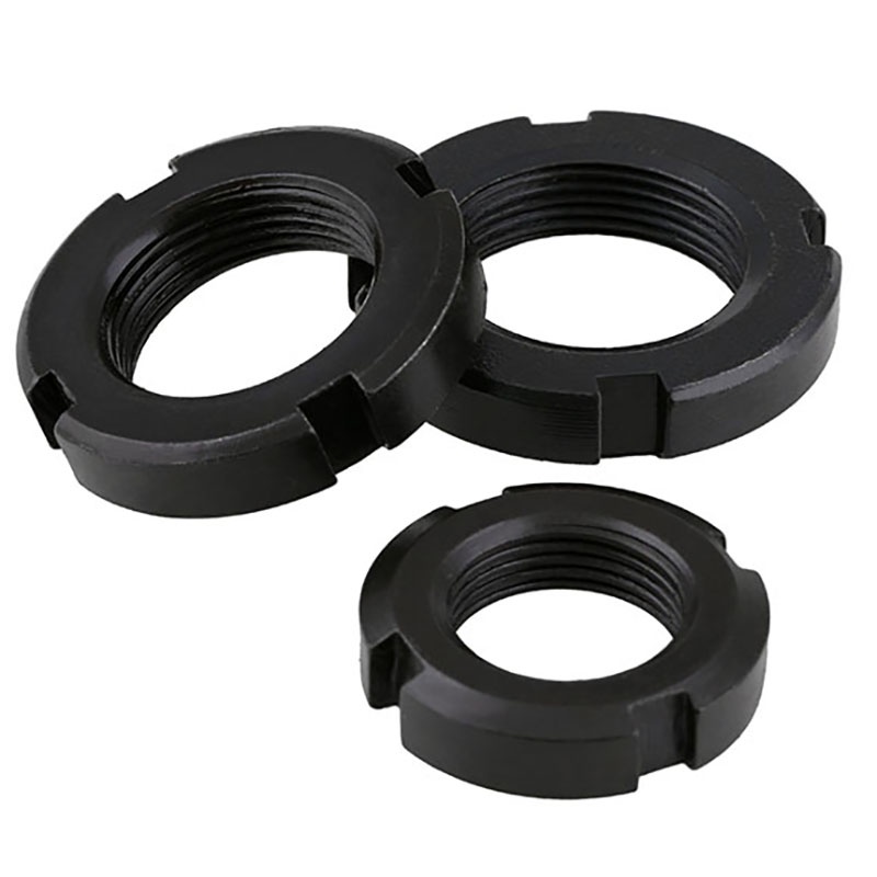 Đai ốc khóa lâu đài hình tròn có rãnh M10 M14 M16 M20 M22 M24 - M60