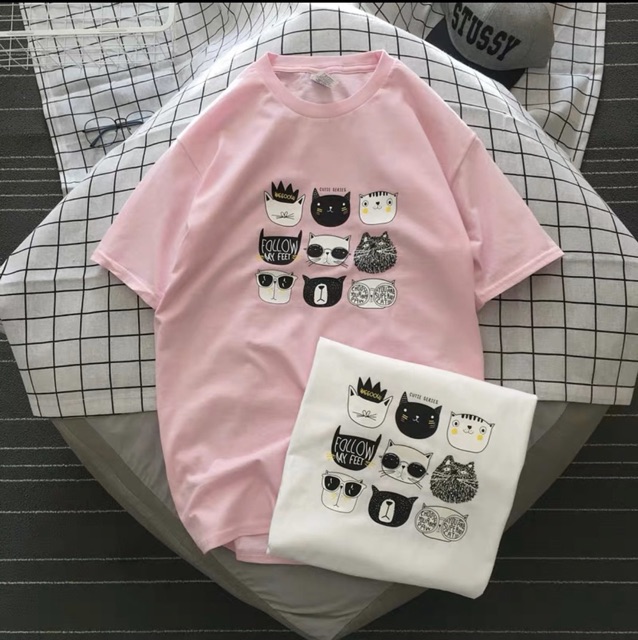 [BIG SALE Áo mèo ngầu siêu cute 2 màu cực đẹp