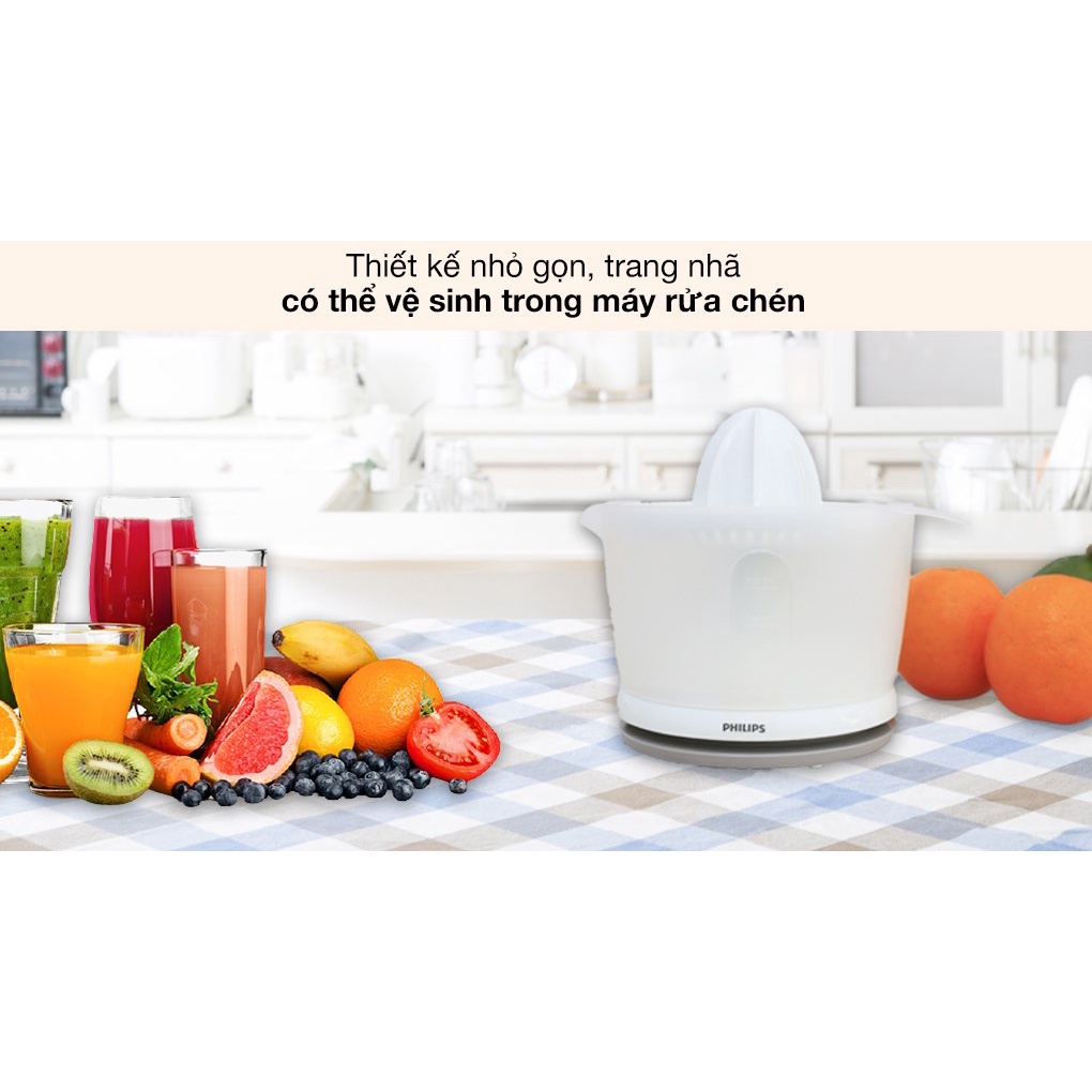 Máy vắt cam Philips HR-2738 - Hàng chính hãng