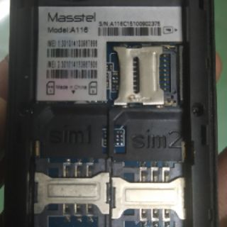 Điện thoại Masstel A116 - 32 MB, 2 sim