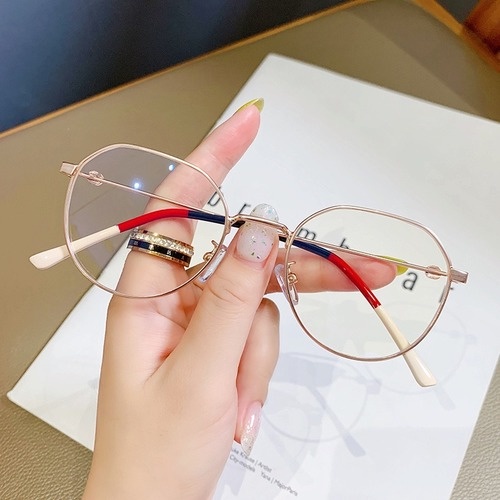 Mắt kính gọng tròn chống bức xạ tia xanh kiểu Hàn cho nam và nữ