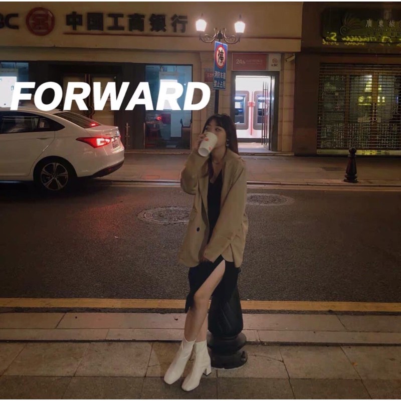 Boots da kéo khoá cao 5p chỉ thẳng loại 1 | BigBuy360 - bigbuy360.vn