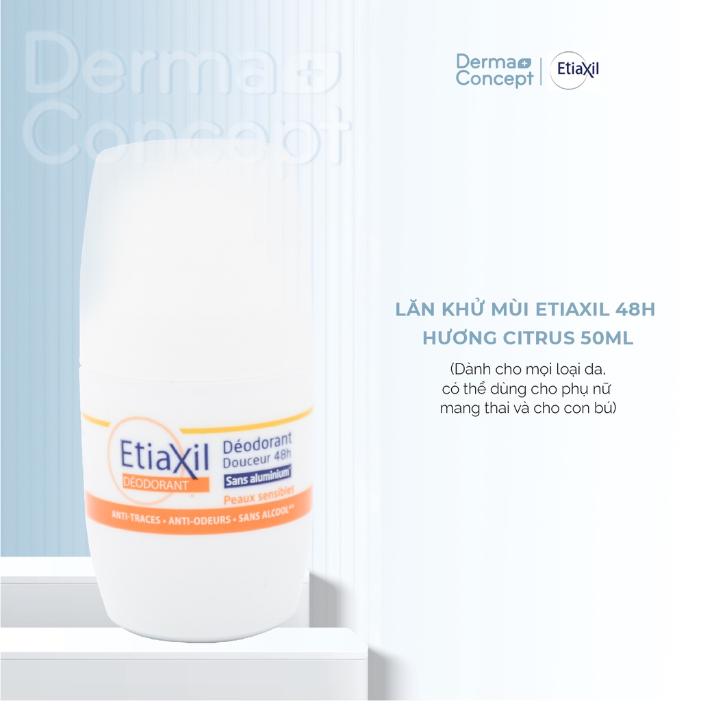 Lăn khử mùi hằng ngày Etiaxil Deodorant Roll-On 50ml