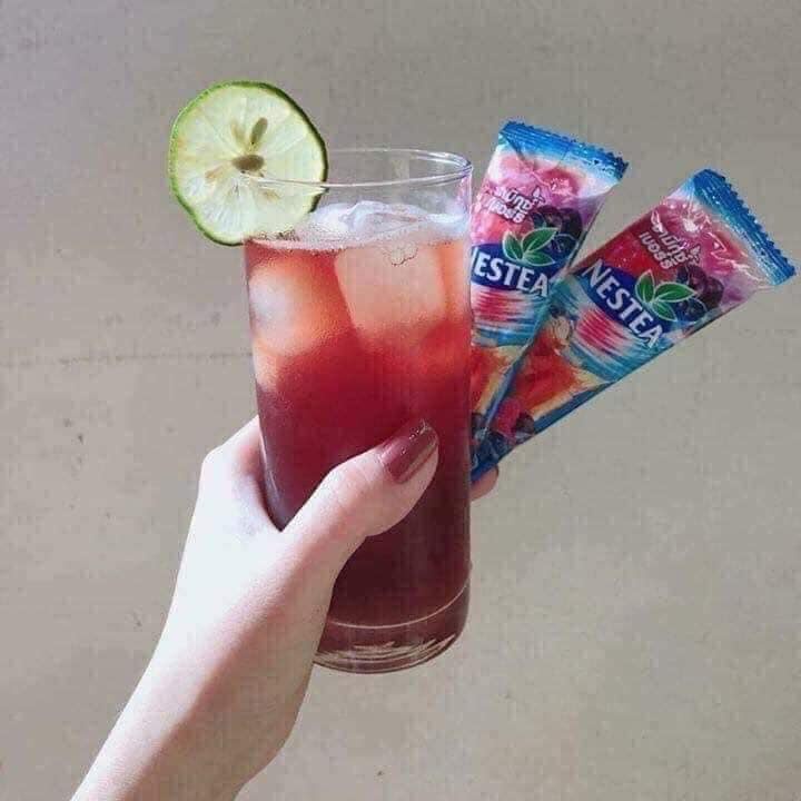 01 gói lẻ Nestea dâu rừng Thái Lan siêu hot mát lạnh giải nhiệt mùa hè