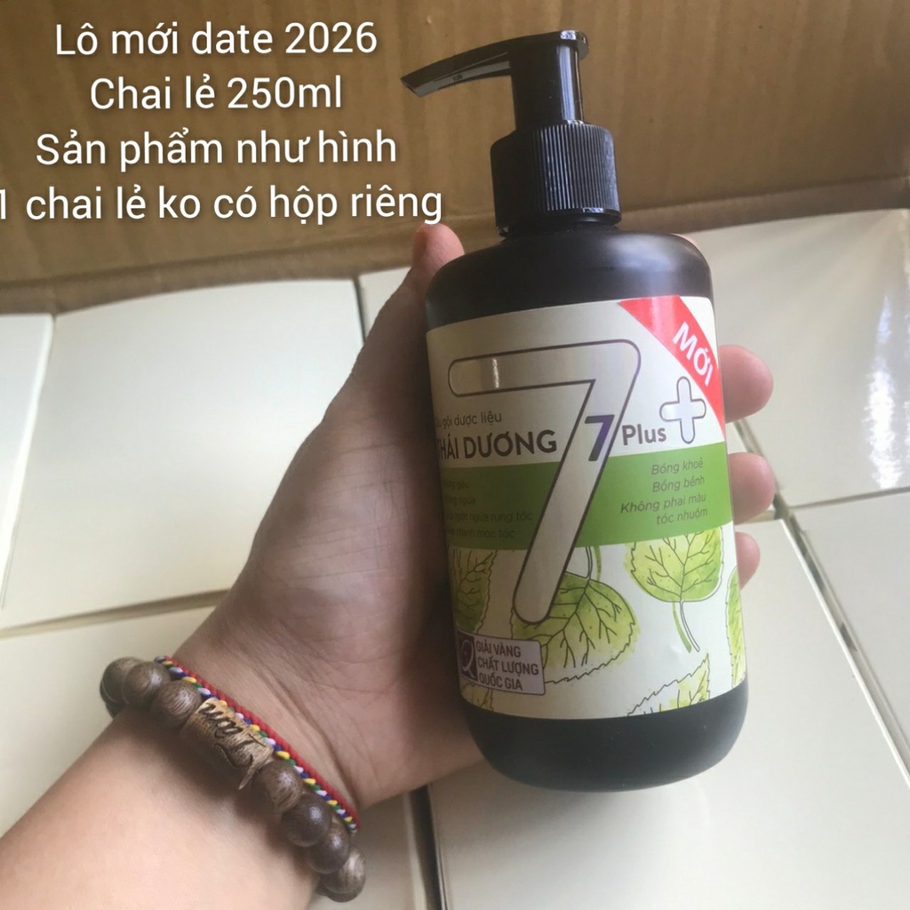 Dầu Gội Đầu Thái Dương 7 Plus + , công thức cải tiến, kiềm dầu, ngừa gàu, chống rụng tóc