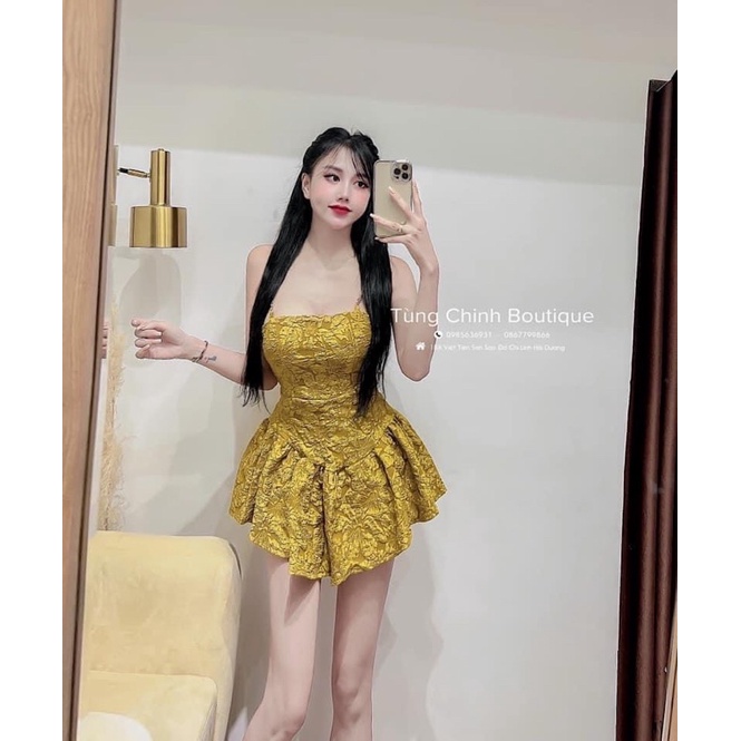 Đầm xốp 2s dang xoe hàng thiết kế siêu xinh