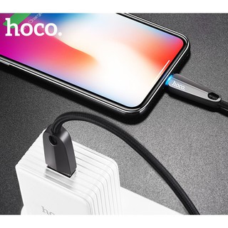 Cáp Sạc Nhanh Tự Ngắt iPhone iPad Hoco U35<Vuaphukienso>