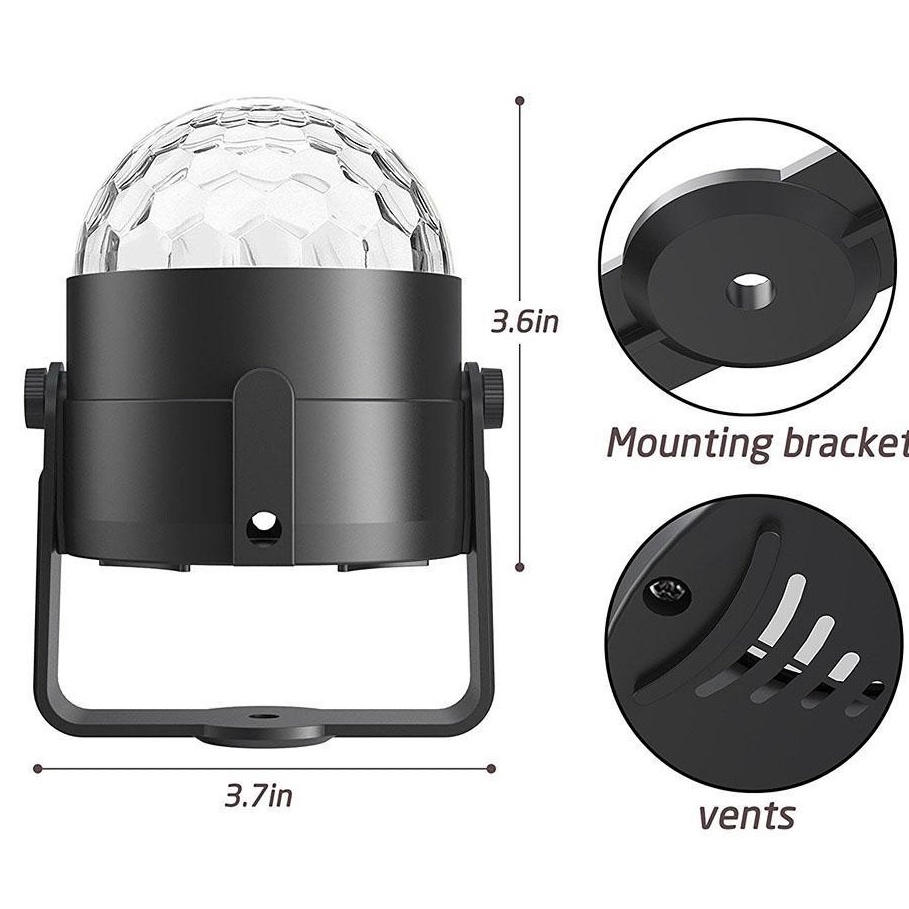 Đèn led sân khấu vũ trường  quày bar nháy theo điệu nhạc loại có điều khiển từ xa - BẢO HÀNH 12 THÁNG
