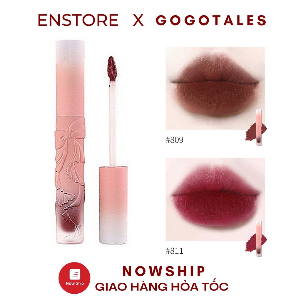 [GOGOTALES] Son kem lì Gogotales Dusk Pink Pog Lip (GT218) | Thế Giới Skin Care