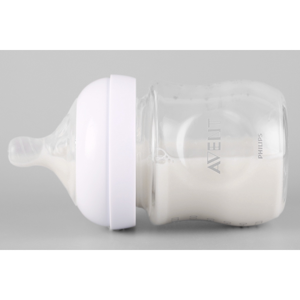 Bình sữa thủy tinh Philips Avent Natural 120ml / 240ml mô phỏng tự nhiên