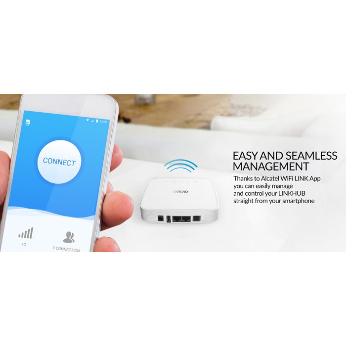 Bộ Phát Wifi 4G Alcatel HH70  đa mạng – Tốc độ 300Mbps – Hỗ trợ hai băng tần – Chuẩn AC - viễn thông HDG