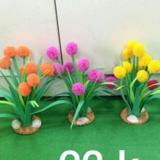 Đồ chơi tự làm mầm non,_ cây hoa