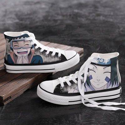 Naruto Canvas Anime thoáng khí cộng với kích thước giày nam tăng chiều cao