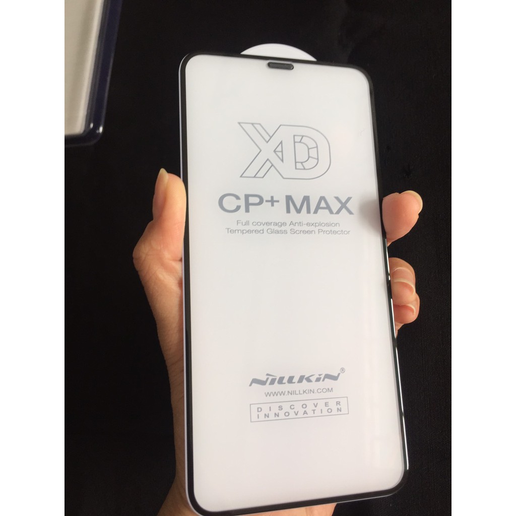 [Iphone Xs Max, 11 Pro Max] Kính Nillkin XD CP + MAX_cường lực full màn hình cao cấp