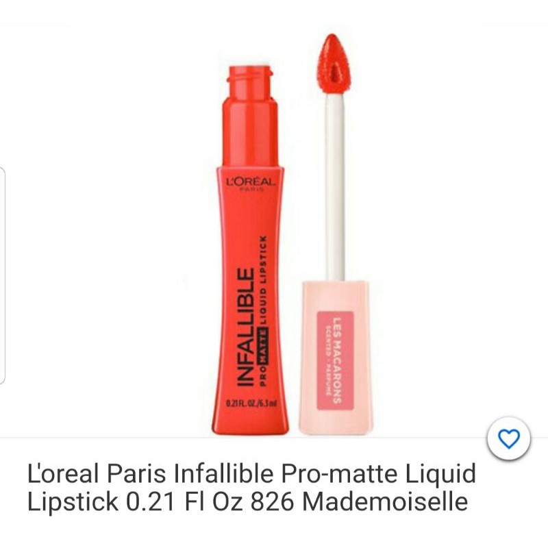 ( Săn sale)  Son kem lì L'oreal Paris ( hàng chính hãng) 🇺🇸✈