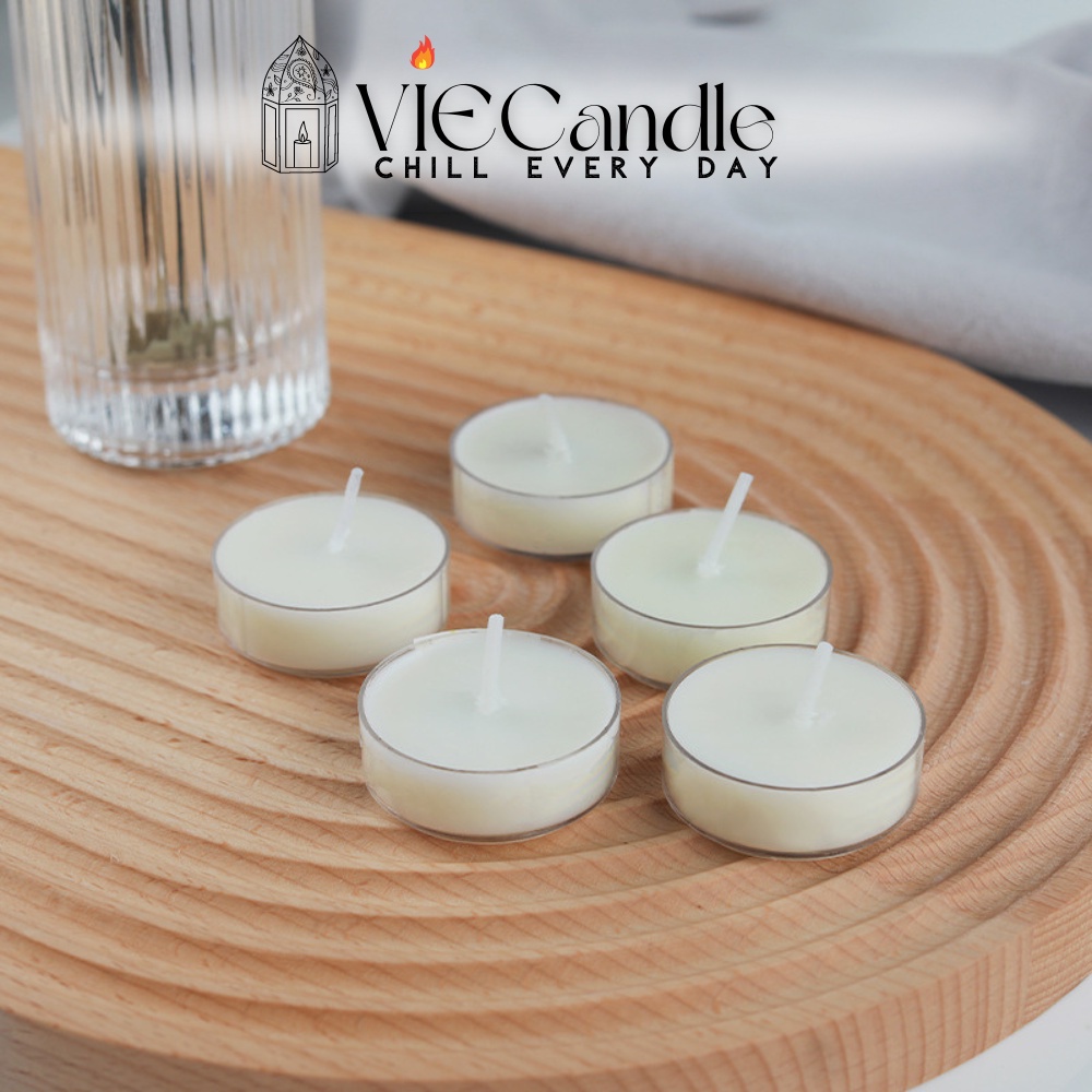 Nến Thơm Tealight MESMERIC Sáp Đậu Nành Không Khói Trang Trí Decor